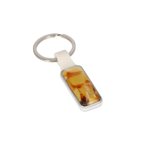 Natural Baltic amber pendant "Autumn light"